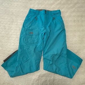 The North Face Youth blue snow/ski pants.